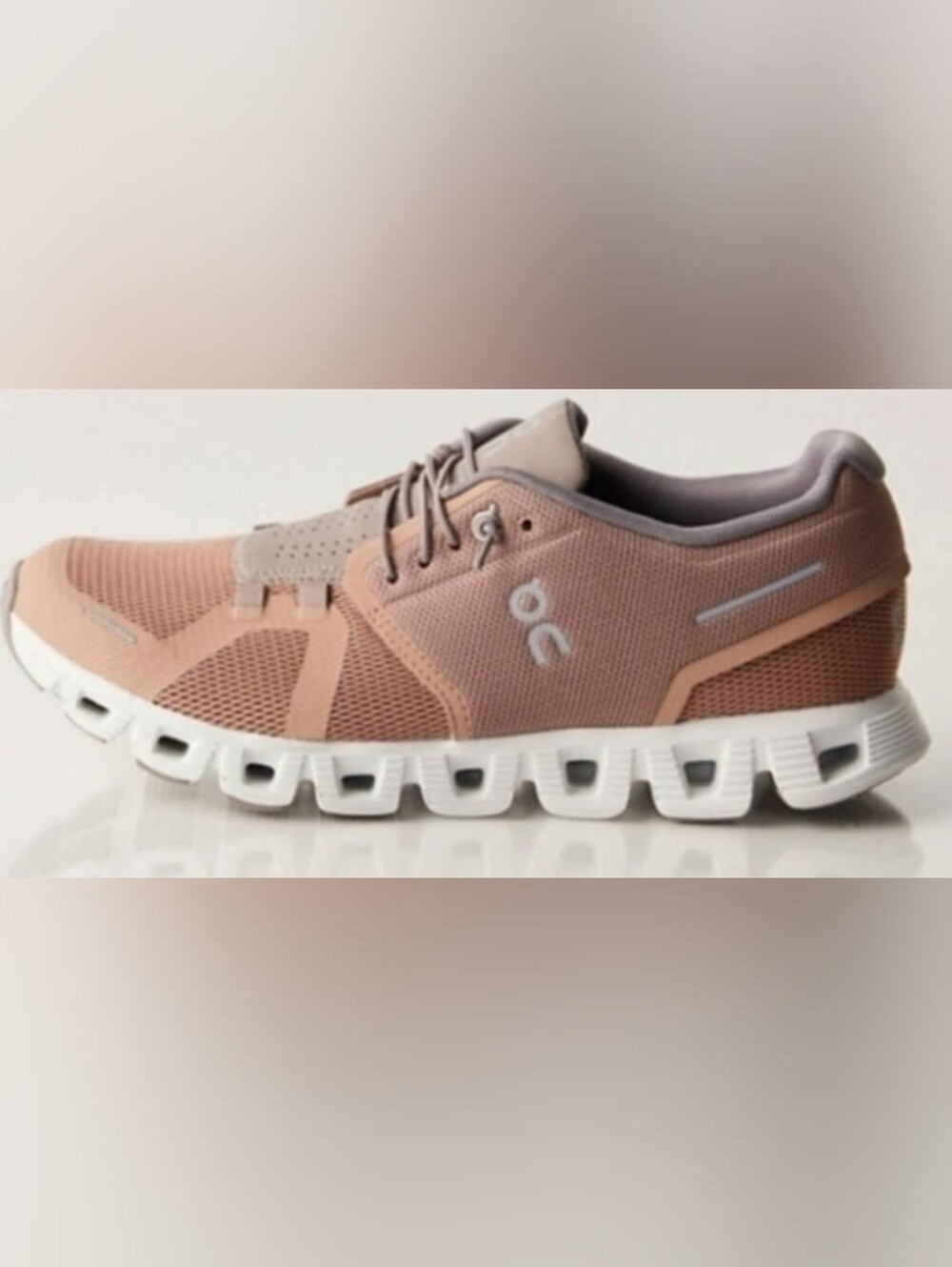 Sz 10.5 - Women's ON CLOUD 5 Rosebrown/Fog - Picture 2 of 8